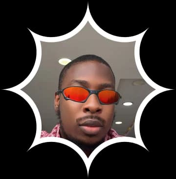 Portrait of Siji Ibukun wearing red sunglasses
